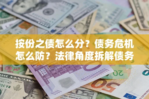 北京按份之债怎么分？债务危机怎么防？法律角度拆解债务分配与风险自保指南