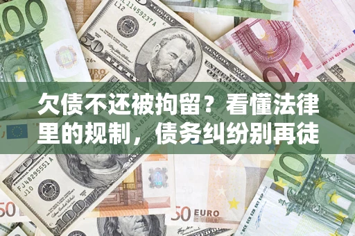 北京欠债不还被拘留？看懂法律里的规制，债务纠纷别再徒劳奔波