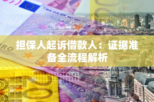 北京担保人起诉借款人：证据准备全流程解析