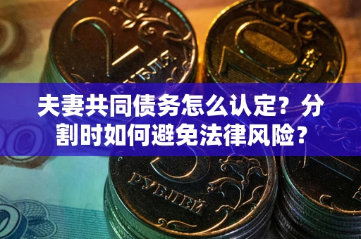 北京夫妻共同债务怎么认定？分割时如何避免法律风险？